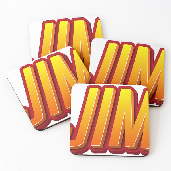 Item preview, Jim text sticker designed and sold by Sticktle.