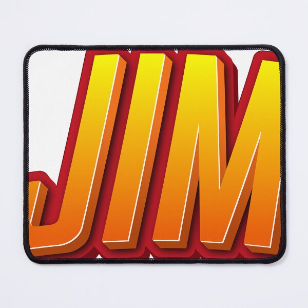 Item preview, Jim text sticker designed and sold by Sticktle.