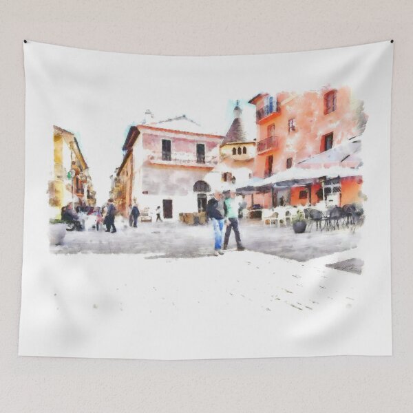 Item preview, People walking in the square designed and sold by Giuseppe Cocco.