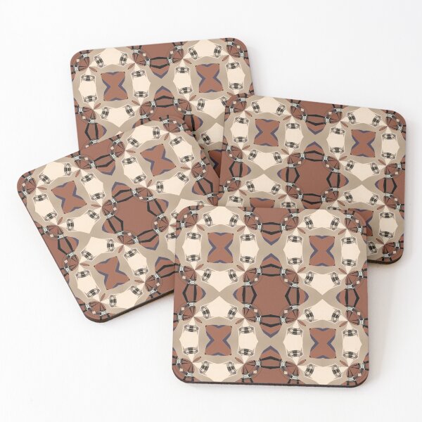 Item preview,  Brown Brocade Surface Pattern by Jenny Meehan 5 designed and sold by Jenny Meehan Art Prints and Patterns  .
