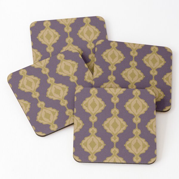 Item preview, Dacha Arabesque Pattern - Fig, Fawn, Ochre designed and sold by Irene Estelle.