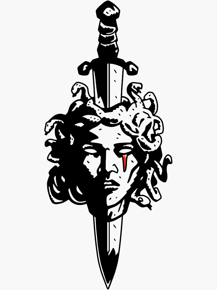 Thumbnail 3 of 3, Sticker, Mother Medusa designed and sold by kingsbane.