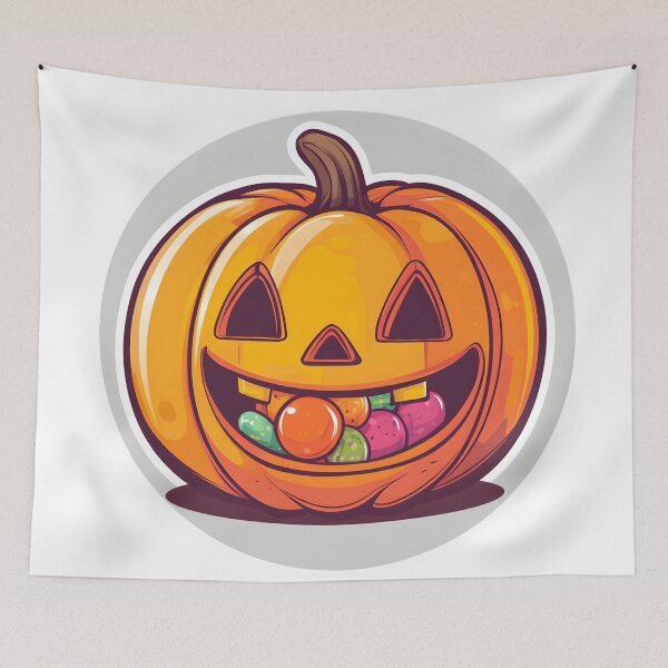 Item preview, Pumpkin Candy Bowl for Halloween Treats designed and sold by CharmingQuill.
