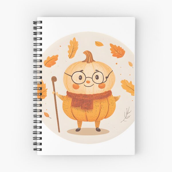 Item preview, Wise Pumpkin Elder with Glasses and Cane designed and sold by CharmingQuill.