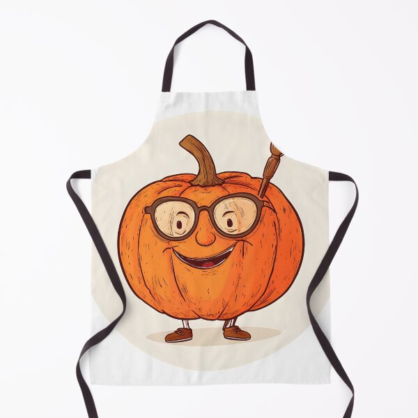 Item preview, Smiling Pumpkin with Glasses and Cane designed and sold by CharmingQuill.