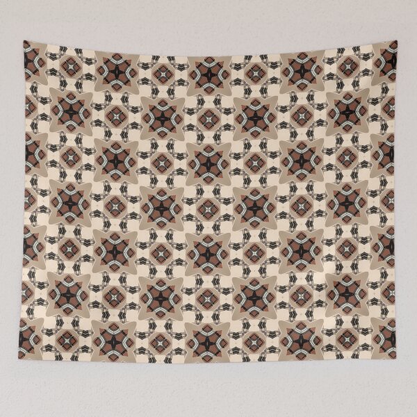 Item preview,  Brown Brocade Surface Pattern by Jenny Meehan 7 designed and sold by Jenny Meehan Art Prints and Patterns  .
