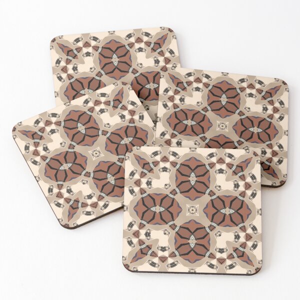 Item preview,  Brown Brocade Surface Pattern by Jenny Meehan 8 designed and sold by Jenny Meehan Art Prints and Patterns  .