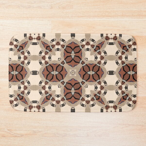 Item preview,  Brown Brocade Surface Pattern by Jenny Meehan 8 designed and sold by Jenny Meehan Art Prints and Patterns  .