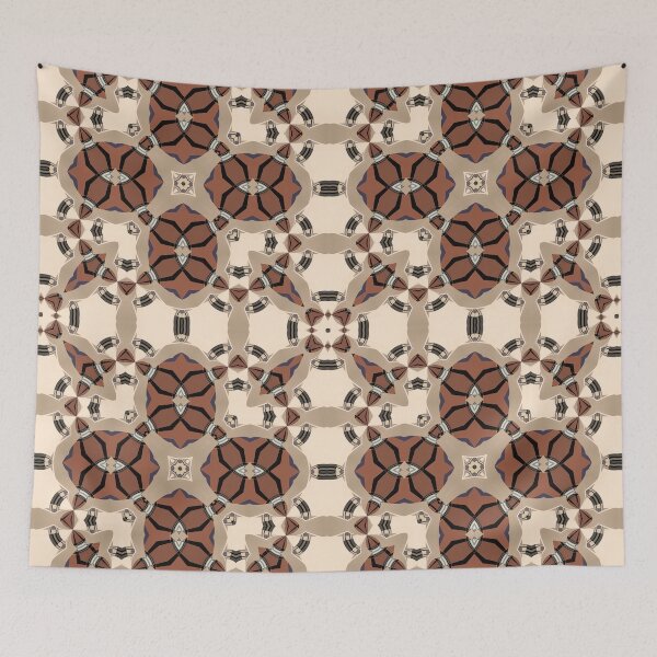 Item preview,  Brown Brocade Surface Pattern by Jenny Meehan 8 designed and sold by Jenny Meehan Art Prints and Patterns  .