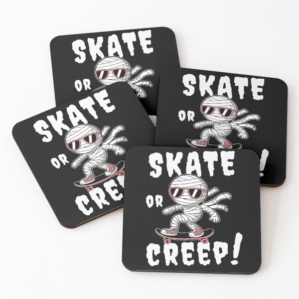 Item preview, Skate or Creep Mummy – Halloween Skateboard Design designed and sold by BNCH44.