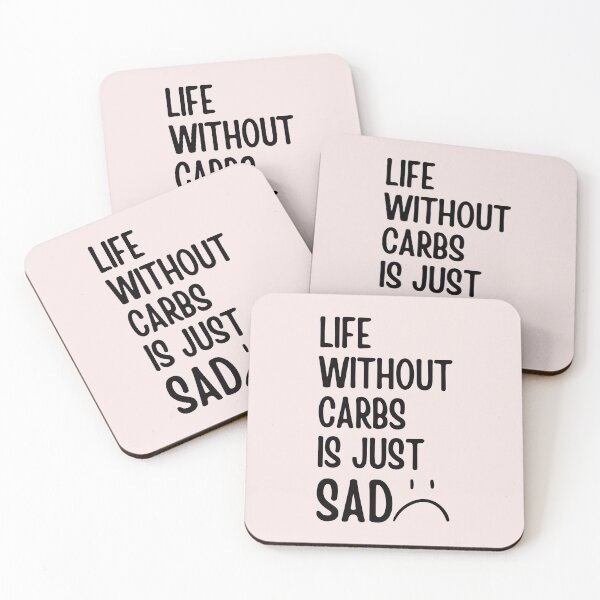 Item preview, Life Without Carbs Is Just Sad, Food Lovers, Carbs Lovers,  Funny Ant Diet designed and sold by Anniko Art Studio.