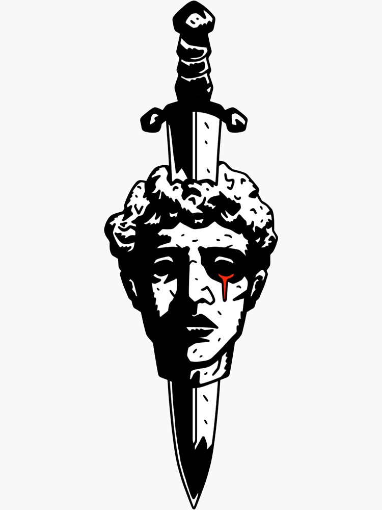 Thumbnail 3 of 3, Sticker, Goodnight Cesar designed and sold by kingsbane.
