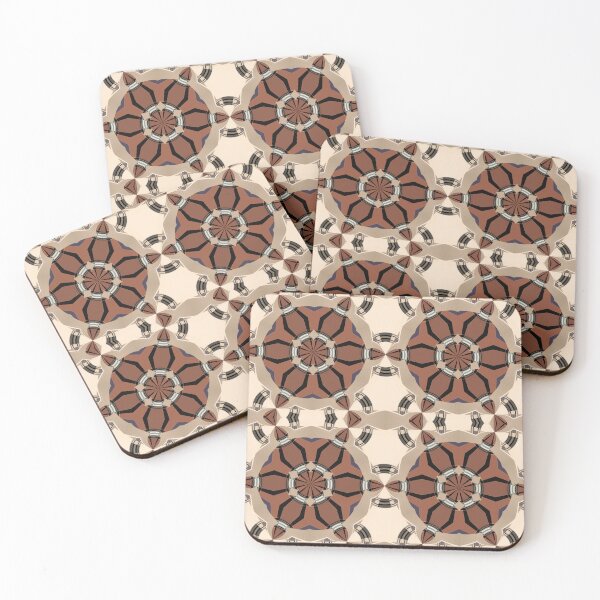 Item preview, Brown Brocade Surface Pattern by Jenny Meehan 9 designed and sold by Jenny Meehan Art Prints and Patterns  .