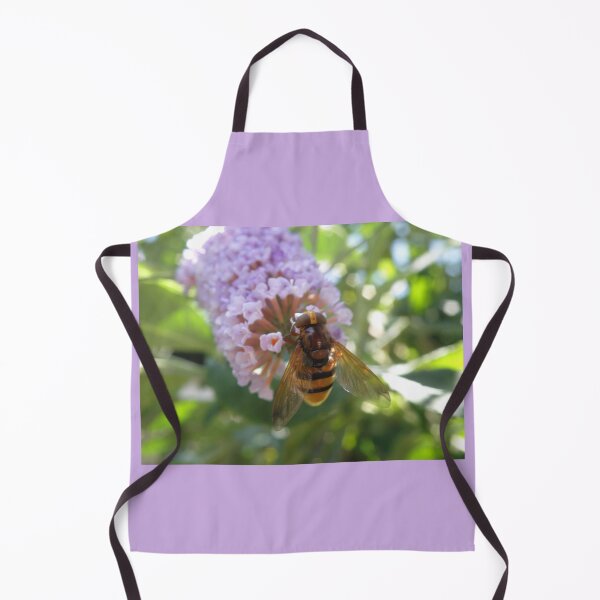 Item preview, Hoverfly and Buddleia Flowers Photograph designed and sold by naturegallery.