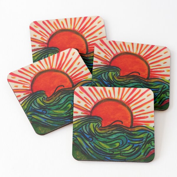 Item preview, Sunshine at Peak with Waves Around designed and sold by TaimoorKhan44.