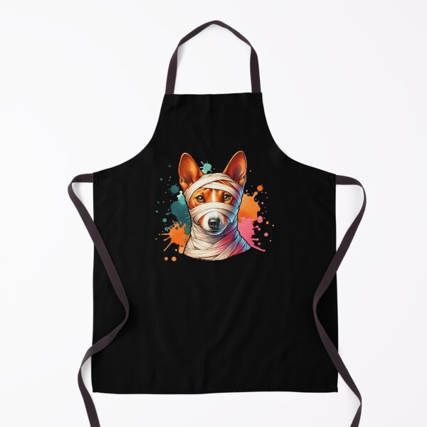 Item preview, Basenji in Mummy Wrapping designed and sold by MyCozyCorner24.