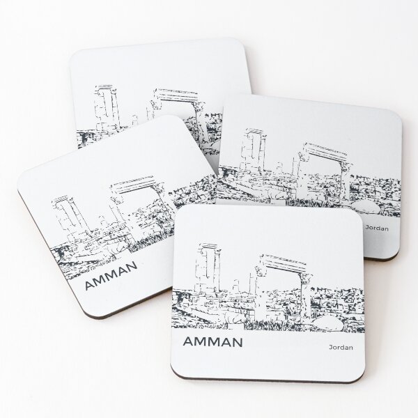 Artikelvorschau, Amman, Jordanien entworfen und verkauft von Lakeric Cityscapes.