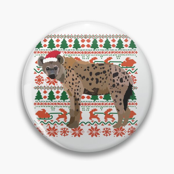 Item preview, Christmas Zoo Hyena ,Christmas Zoo Hyena Illustration – Festive and Playful Wildlife Holiday Artwork designed and sold by PrettylittlepastelUk.