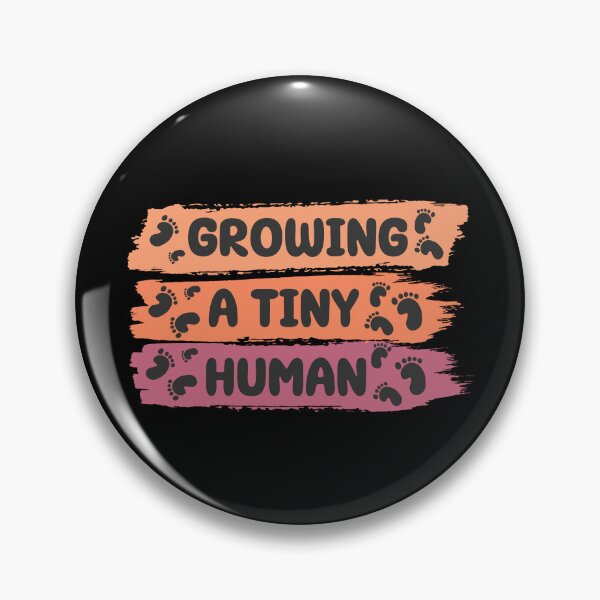 Item preview, Growing A Tiny Human Pregnancy Announcement Baby Shower designed and sold by Stick-Artistry.
