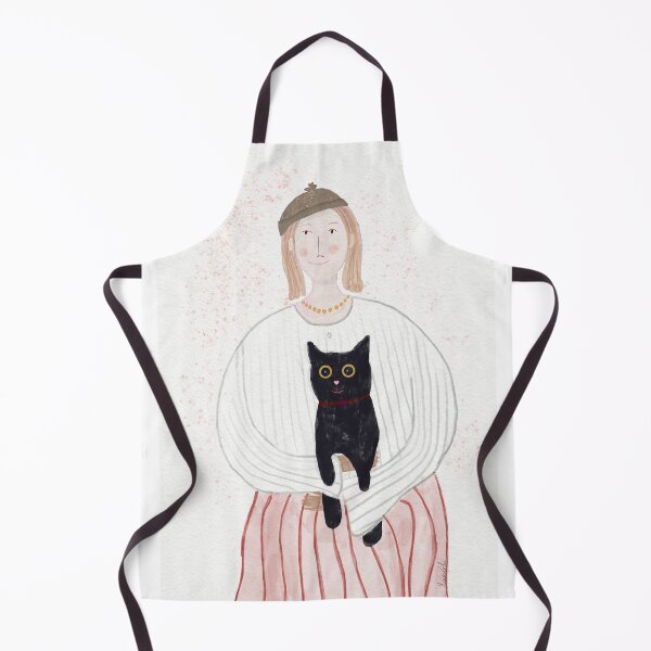Item preview, Woman with a black cat designed and sold by HawaiiSofia.