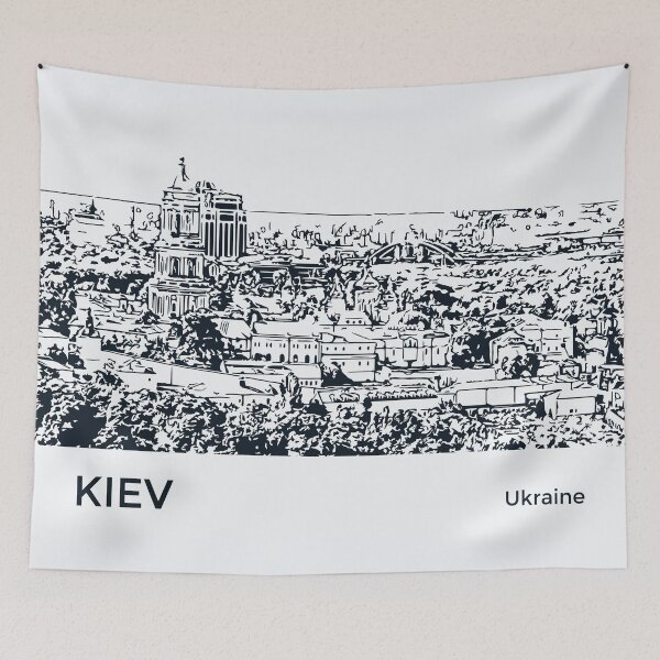 Item preview, Kiev, Ucrania designed and sold by Lakeric Cityscapes.