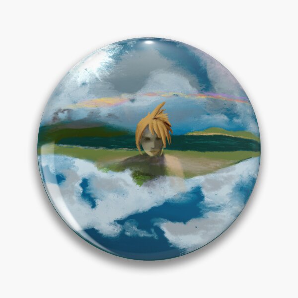 Item preview, Final Fantasy 7 Rebirth Cloud holding the empty Holy materia designed and sold by Acoustic9cetra.