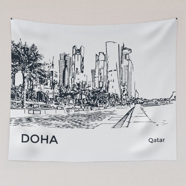 Item preview, Doha Qatar designed and sold by Lakeric Cityscapes.