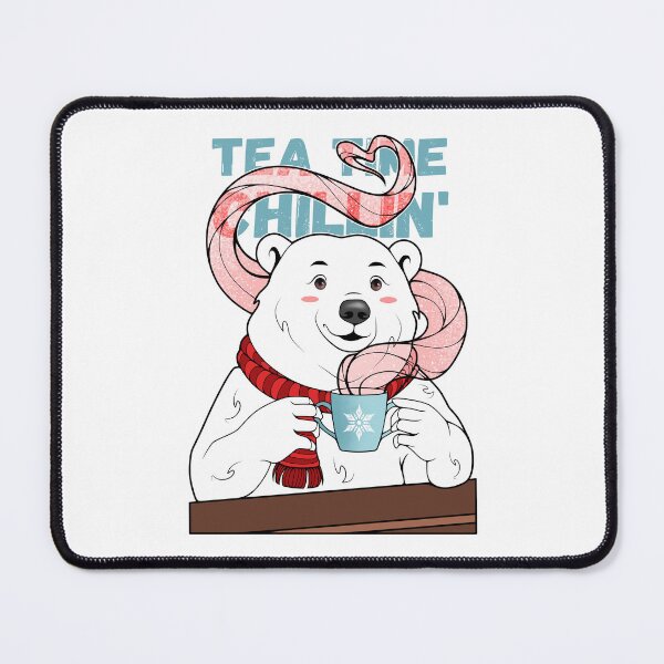 Item preview, Kawaii Polar Bear Tea Time Chillin' designed and sold by ObsidianDaz.