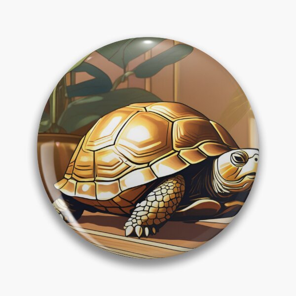 Item preview, Golden Tortoise- A Symbol of Longevity and Wisdom designed and sold by Samarpanartz.