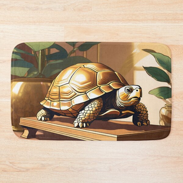 Item preview, Golden Tortoise- A Symbol of Longevity and Wisdom designed and sold by Samarpanartz.