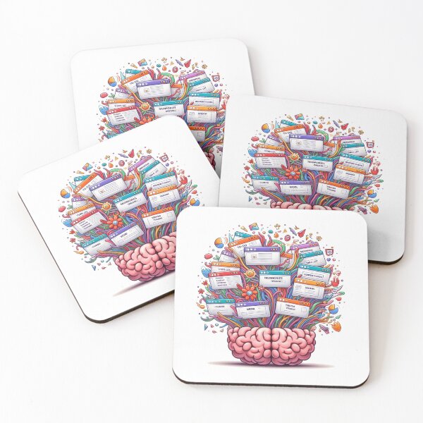 Item preview, My Brain Has Too Many Tabs Open designed and sold by Anupios.