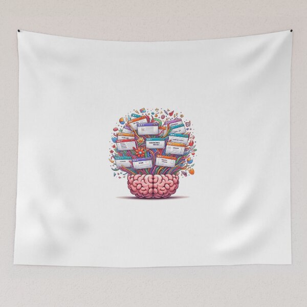 Item preview, My Brain Has Too Many Tabs Open designed and sold by Anupios.