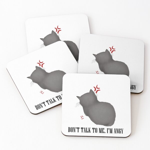 Item preview, Angy cat - gray designed and sold by Leeh-designs.