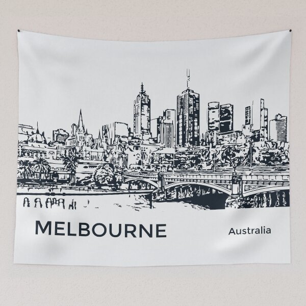Item preview, Melbourne Australia designed and sold by Lakeric Cityscapes.