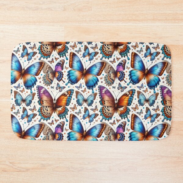 Item preview, COLORFUL BUTTERFLY REALISTIC BACKGROUND PATTERN #1 designed and sold by Arts4U.