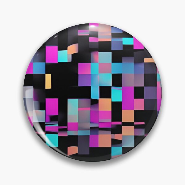 Item preview, Y2K Glitch Neon Pixel Background designed and sold by Have Mercy.