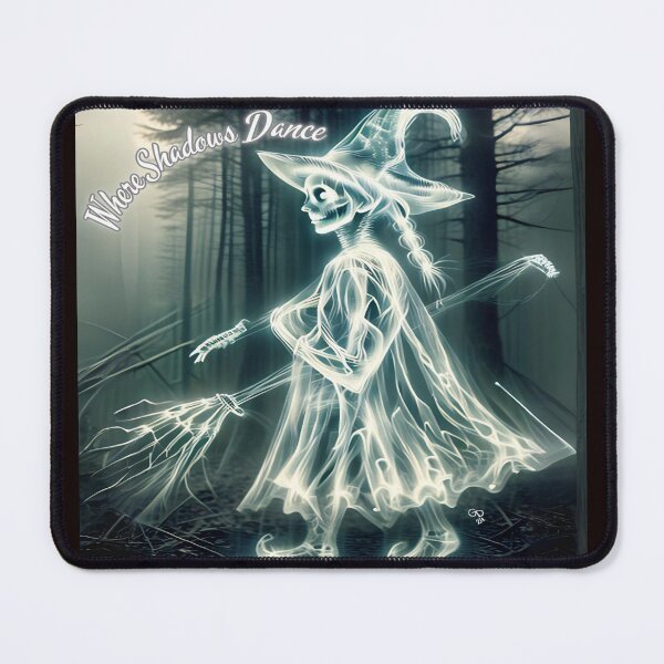 Item preview, Where Shadows Dance Witch Halloween Art Print designed and sold by gleefulme.