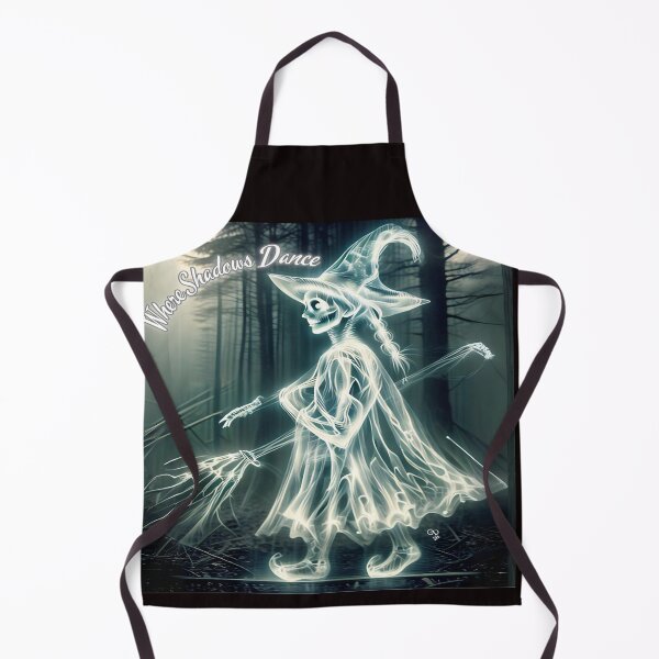 Item preview, Where Shadows Dance Witch Halloween Art Print designed and sold by gleefulme.