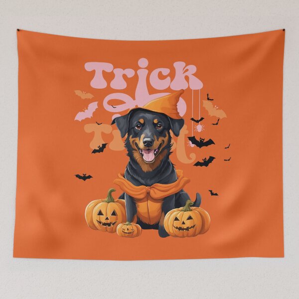 Item preview, Beauceron Halloween Dog – Spooky Pumpkins & Haunted Night designed and sold by GoodyPaws.