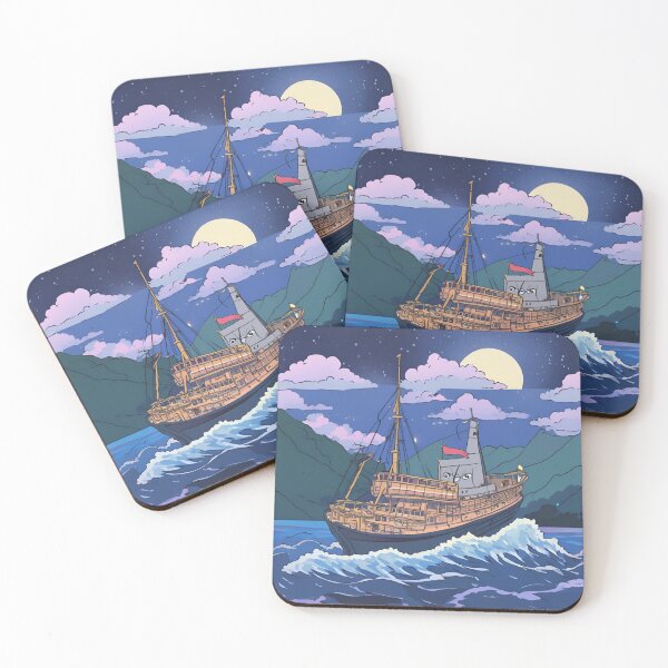 Item preview, Oceanic Odyssey- A Mystical Voyage Under the Moonlight designed and sold by Samarpanartz.