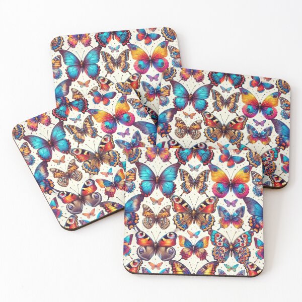 Item preview, STUNNING BUTTERFLY INTRICATE PATTERN COLORFUL VIBRANT designed and sold by Arts4U.