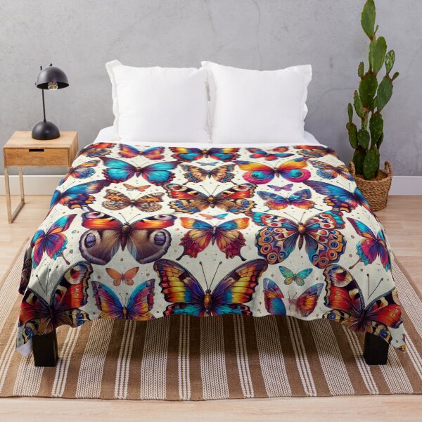 Item preview, STUNNING BUTTERFLY INTRICATE PATTERN COLORFUL VIBRANT designed and sold by Arts4U.