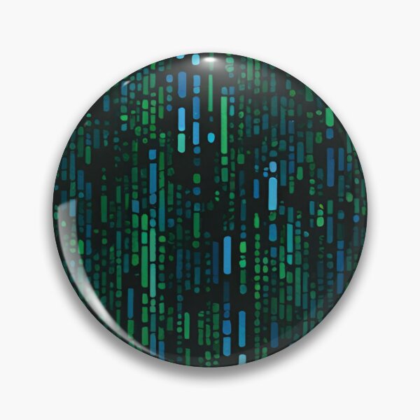 Artikelvorschau, Blauer Matrixcode-Regen auf Schwarz entworfen und verkauft von Have Mercy.