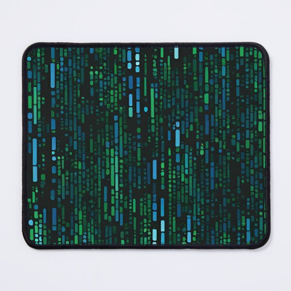 Item preview, Blue Matrix Code Rain on Black designed and sold by Have Mercy.