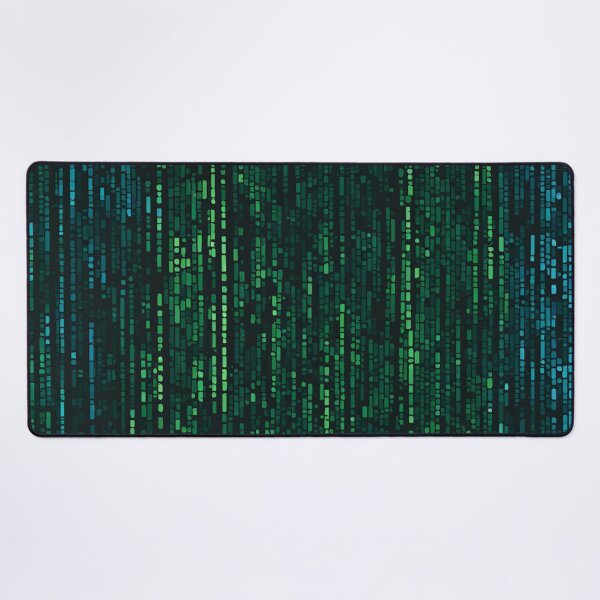 Item preview, Blue Matrix Code Rain on Black designed and sold by Have Mercy.