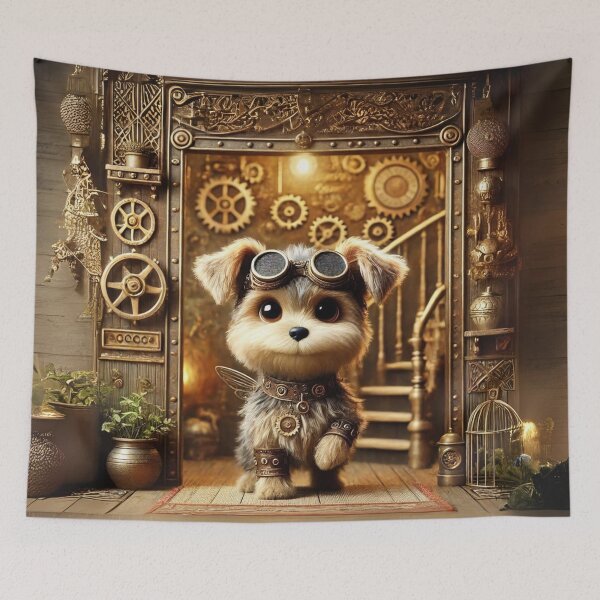 Item preview, Steampunk Dorkie designed and sold by Sillytoe.