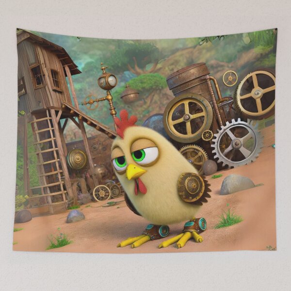 Item preview, Steampunk Dorking Chicken designed and sold by Sillytoe.