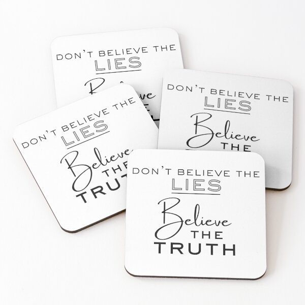 Item preview, Don't Believe the Lies. Believe the Truth. designed and sold by colorfulcraig.