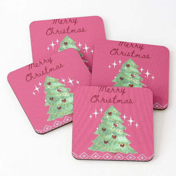 Item preview, Pink Christmas Sweater with Christmas Tree designed and sold by bowsbotanicals.