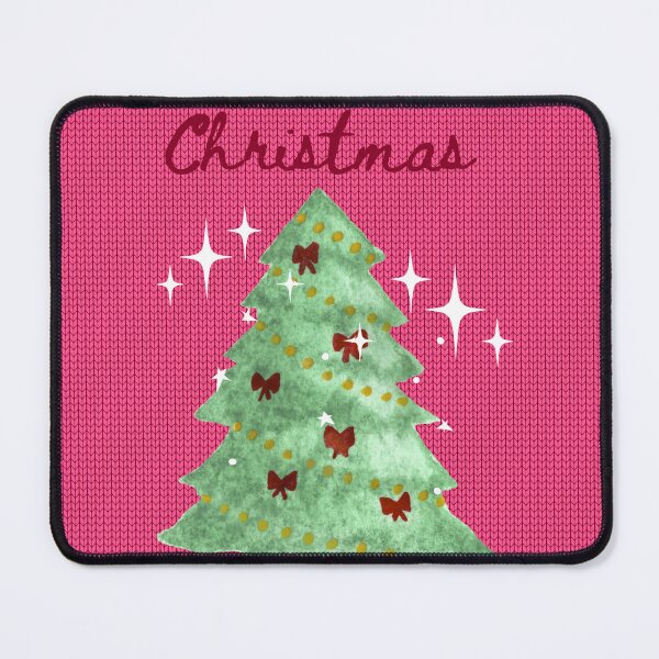 Item preview, Pink Christmas Sweater with Christmas Tree designed and sold by bowsbotanicals.
